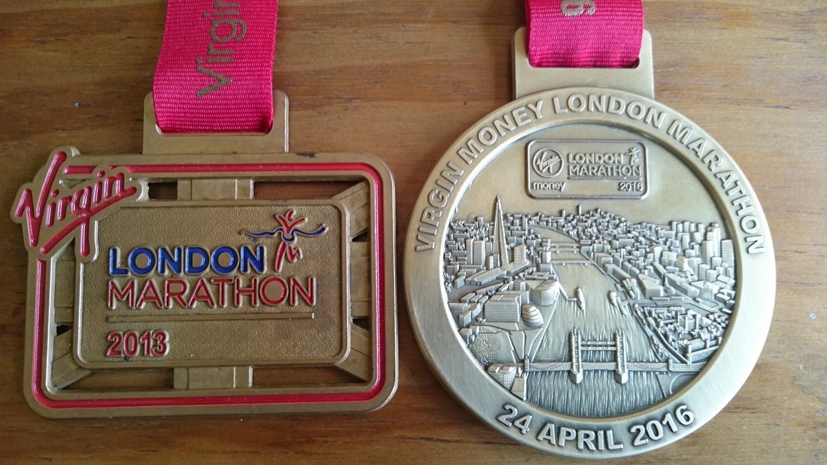 EMANN85's tweet photo. 2 x @LondonMarathon finisher, both for @ProstateUK. 2013 & 2016. #oneinamillion #NotJustAVest #IRANLDN https://t.co/GO8kaNE6Sv