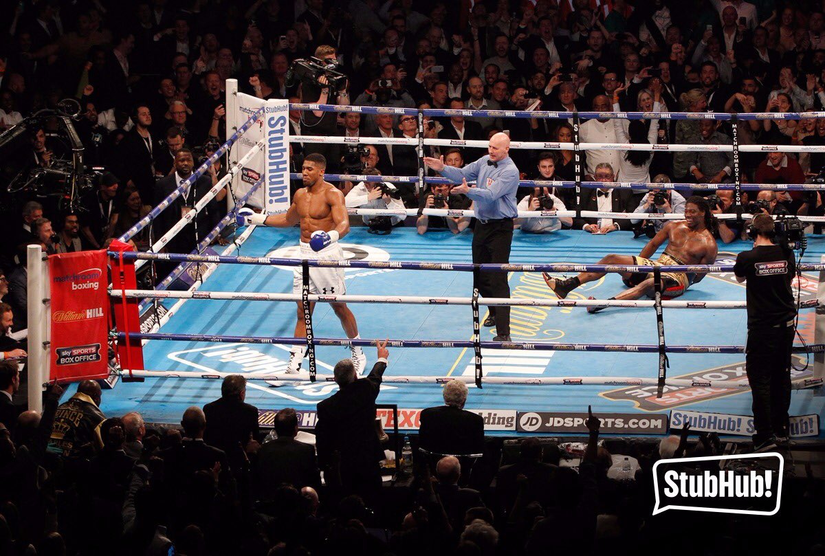anthonyjoshua's tweet photo. Welcome to the KO show! Tickets now on sale at @StubHubUK 👊🏾💥 https://t.co/LLMdgTQswn https://t.co/CA2bM42L7F