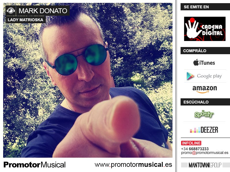 RadioHitsIT's tweet photo. → @MarkDonato3  · LADY MATRIOSKA → se emite en @CadenaDigital  › https://t.co/iRxKopDCRw https://t.co/thx7ztjobd