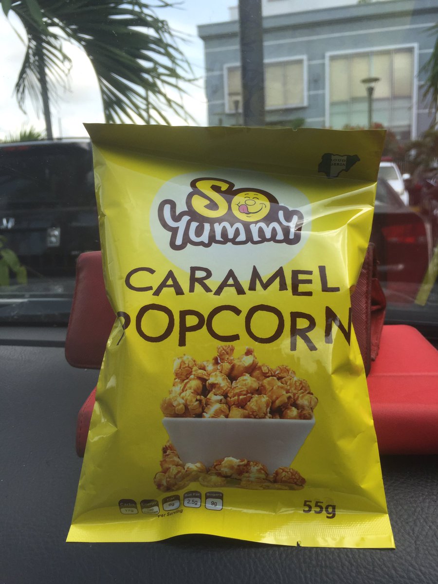 SoyummyNg's tweet photo. Coming soon to a Store Near You... #soyummyng #caramelpopcorn #proudlymadeinnigeria #buynigerian #popcorn https://t.co/9NyomKPCt0