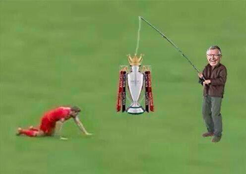 Nowfootball's tweet photo. On this day in 2014, Steven Gerrard slipped at Anfield and broke the internet. https://t.co/uirgJdyL7B