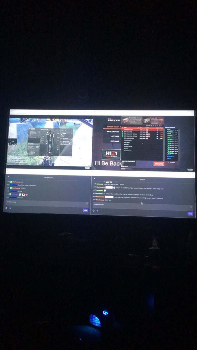 xMissThaaangx's tweet photo. haaaaaaa winning!! https://t.co/oTsoedqkYx https://t.co/GxV4P6ZtVQ #twitchstreamers #onemonitorlife #nerdlife https://t.co/z0ty4UqF4B