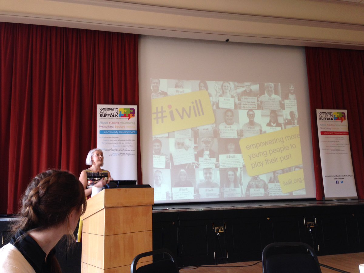 CuratorMolly's tweet photo. Charlotte Hill talking about the #iwill campaign from Step up to Serve. Focus on 10-20yo volunteers + their impact https://t.co/52InXS2TXP