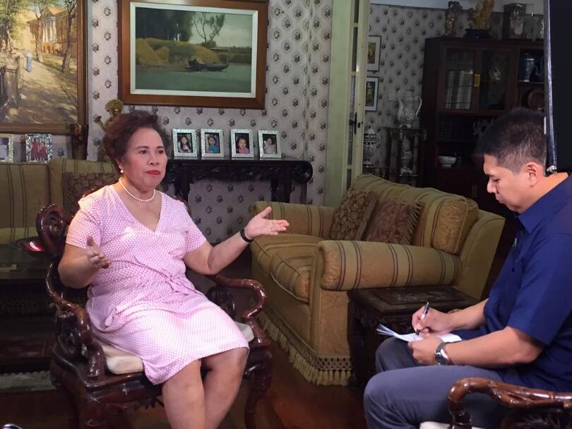 senmiriam's tweet photo. [STAFF] Mapapanood na ang interview ni @senmiriam sa Kampanyaserye ng TV Patrol mamaya at sa Huwebes ng gabi. https://t.co/k7dKGAfmgL