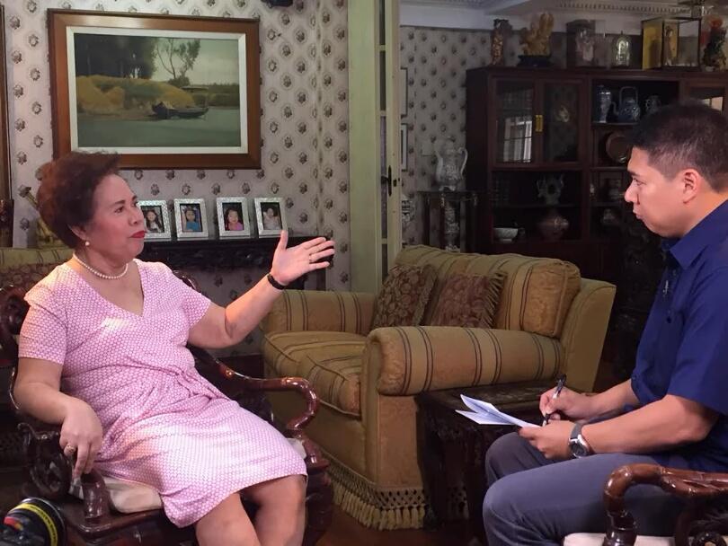 senmiriam's tweet photo. [STAFF] Mapapanood na ang interview ni @senmiriam sa Kampanyaserye ng TV Patrol mamaya at sa Huwebes ng gabi. https://t.co/k7dKGAfmgL