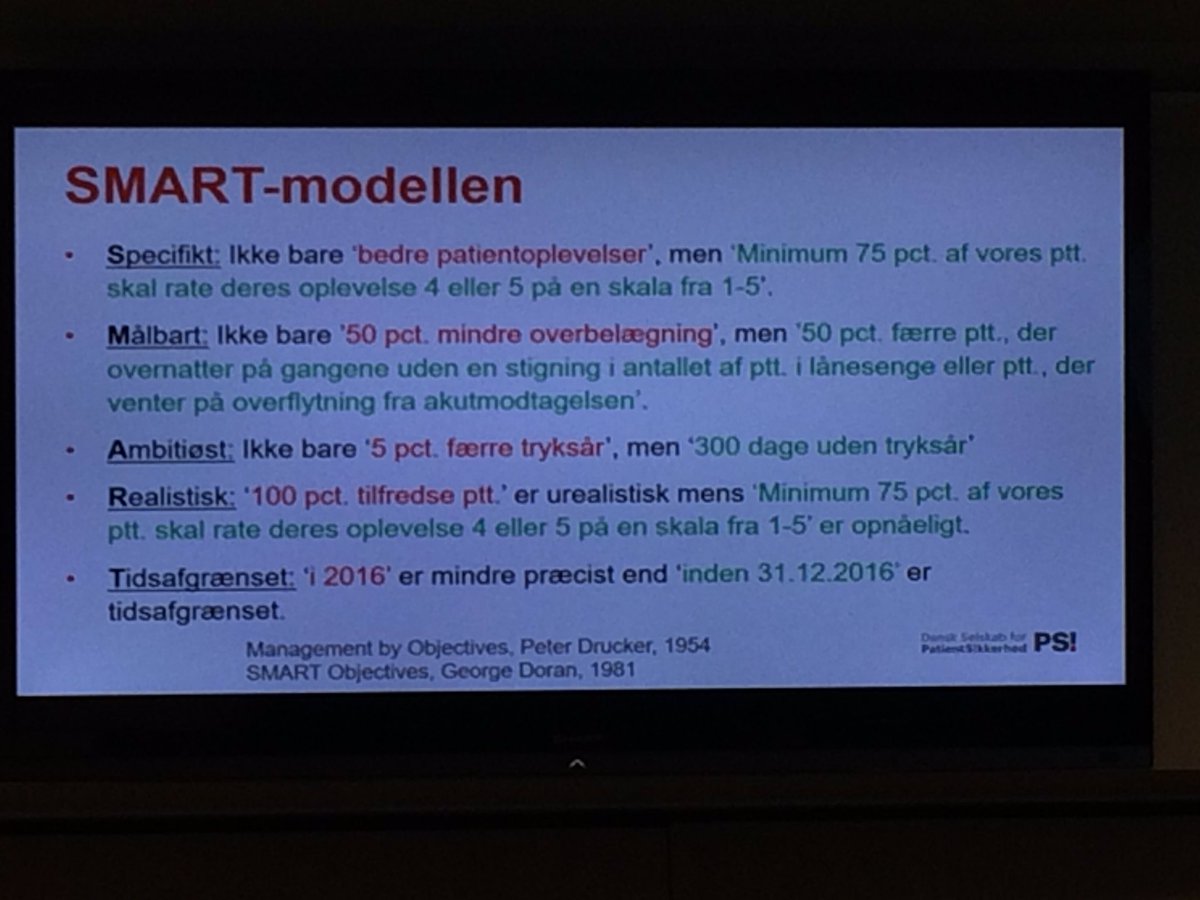 Kom godt fra start med dit forbedringsprojekt 🔜Fastsættelse af et KLART mål er vigtigt💯 #Patient16 #Forbedringsmodel