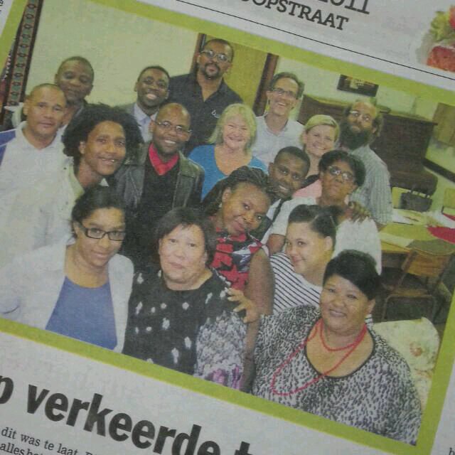 desert_bootcamp's tweet photo. #DSBC16 Villiersdorp makes the front page of the TheeWaterskloof local newspaper #entrepreneurship #bootcamp https://t.co/OSNKv3F8q2