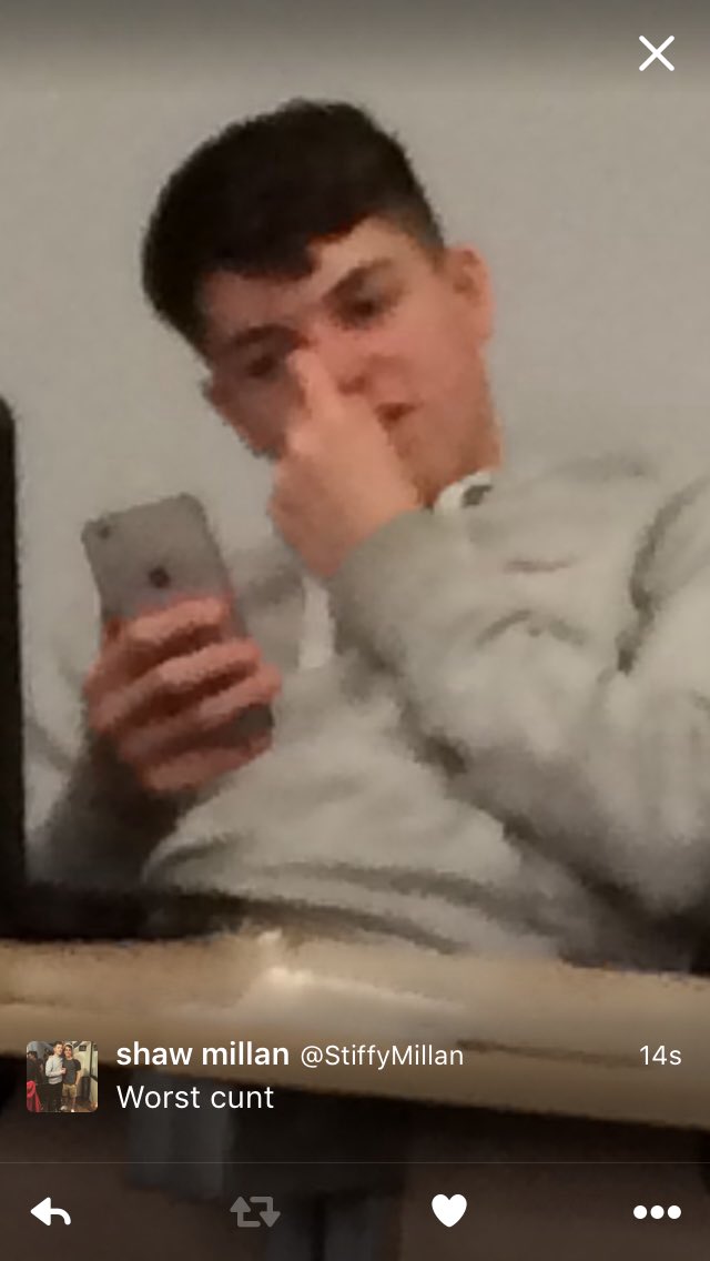StiffyMillan's tweet photo. @Calummiller17 worst cunt https://t.co/uZWXERs7sX