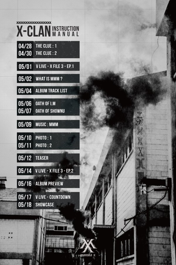 koreanindo's tweet photo. MONSTA X Rilis Jadwal Perilisan “The Clan” #koreanindo https://t.co/Rz6hbD36CF https://t.co/9ftojX6ADT