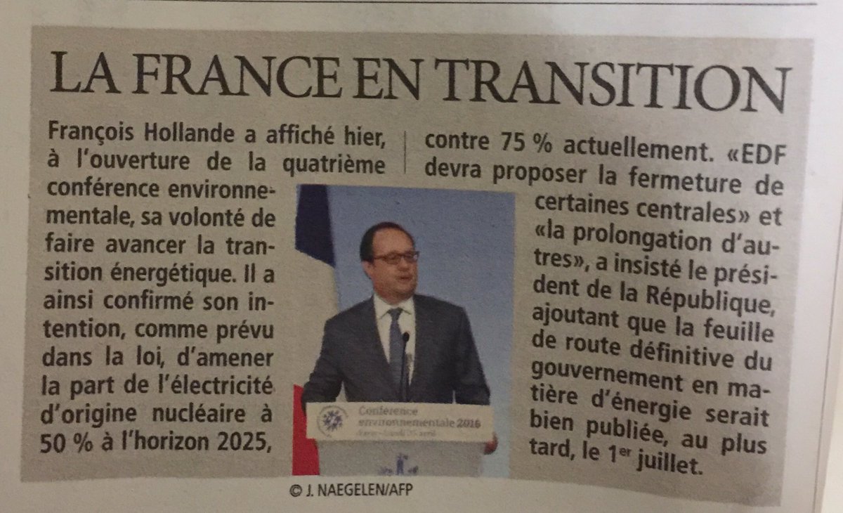 UnisCiteTrEnerg's tweet photo. " La France en Transition " dit @fhollande . @DirectMatin @erdf_idf_est @Alfortville_94 @uniscite https://t.co/l23ieMofBh