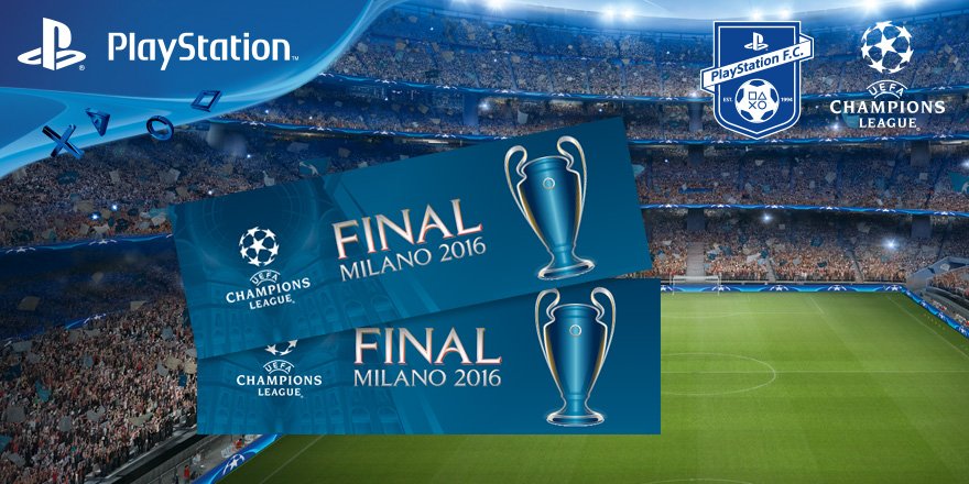 UEFA Champions al Twitter: "Score big with PlayStation F.C. Win tickets to the #UCL Final in Milan: https://t.co/rGdaNaBrTu https://t.co/PKgDpmyyZJ" / Twitter