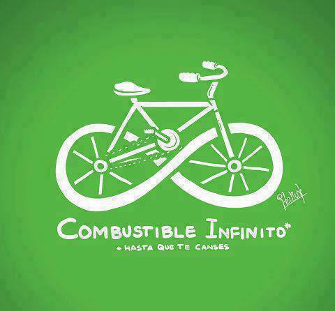 Usá la bici 
Con la bici hacés ejercicio, cuidás tu salud, generás tu propia energía, no contaminás