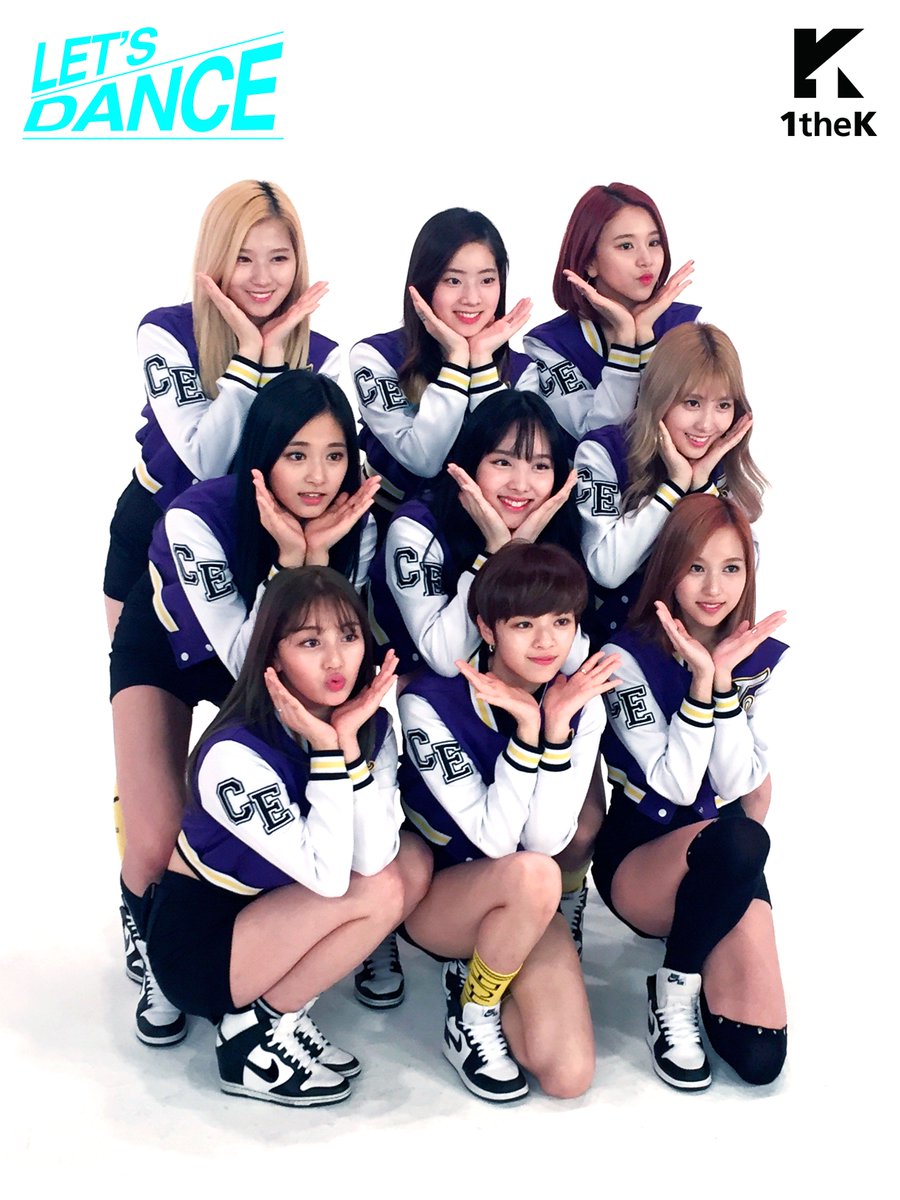 #NOW1theK #TWICE is filming Let's Dance now👯 Let's meet them next Tuesday💖 #ShyShyShy-☆ #CHEERUP