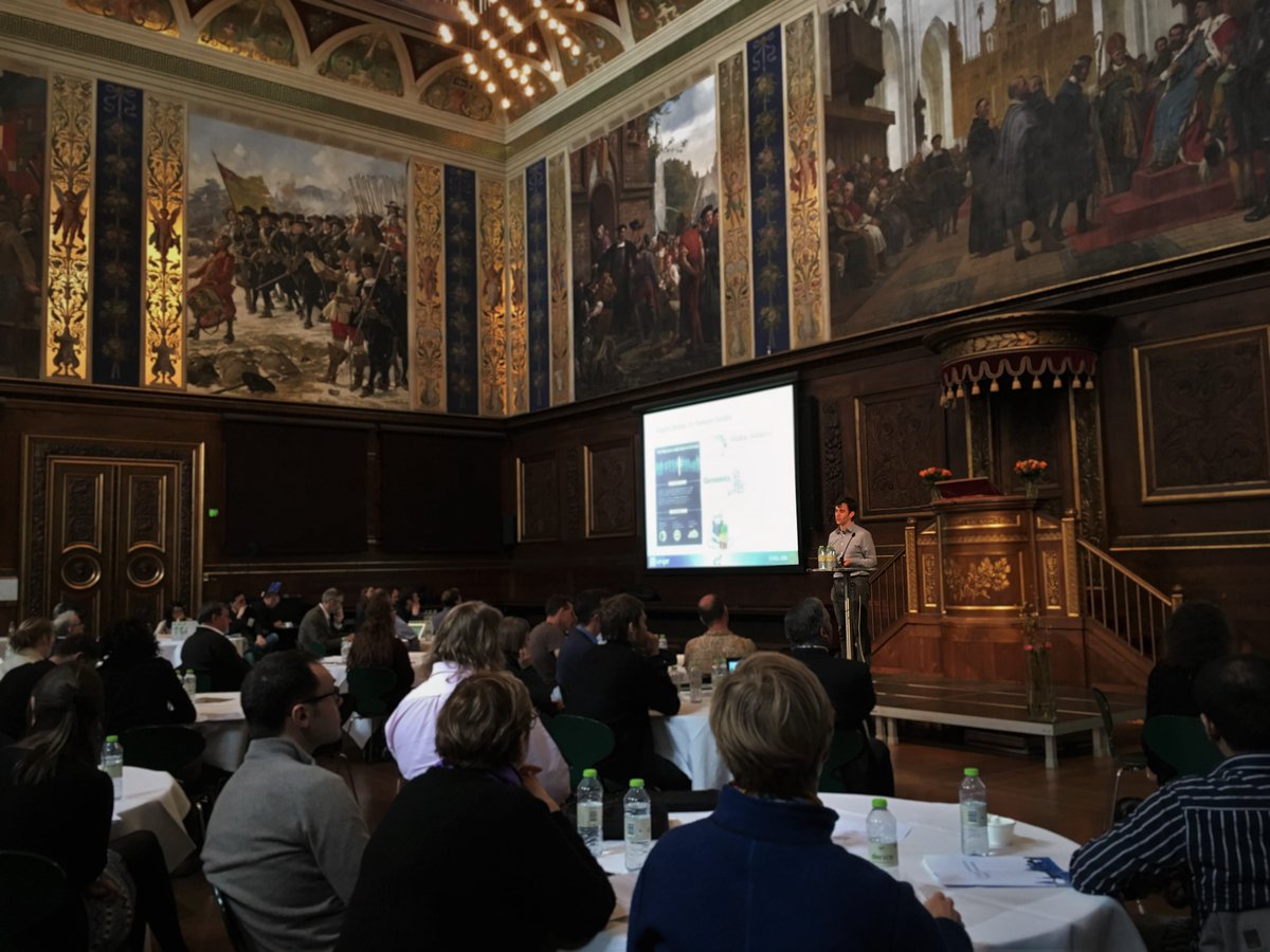 SynapseManagers's tweet photo. #ECTB2016 Daniel Zerbino from @emblebi, #MedBioinformatics partner, talks about @ensembl &amp; post-GWAS interpretation https://t.co/y6w1wxZ3QK