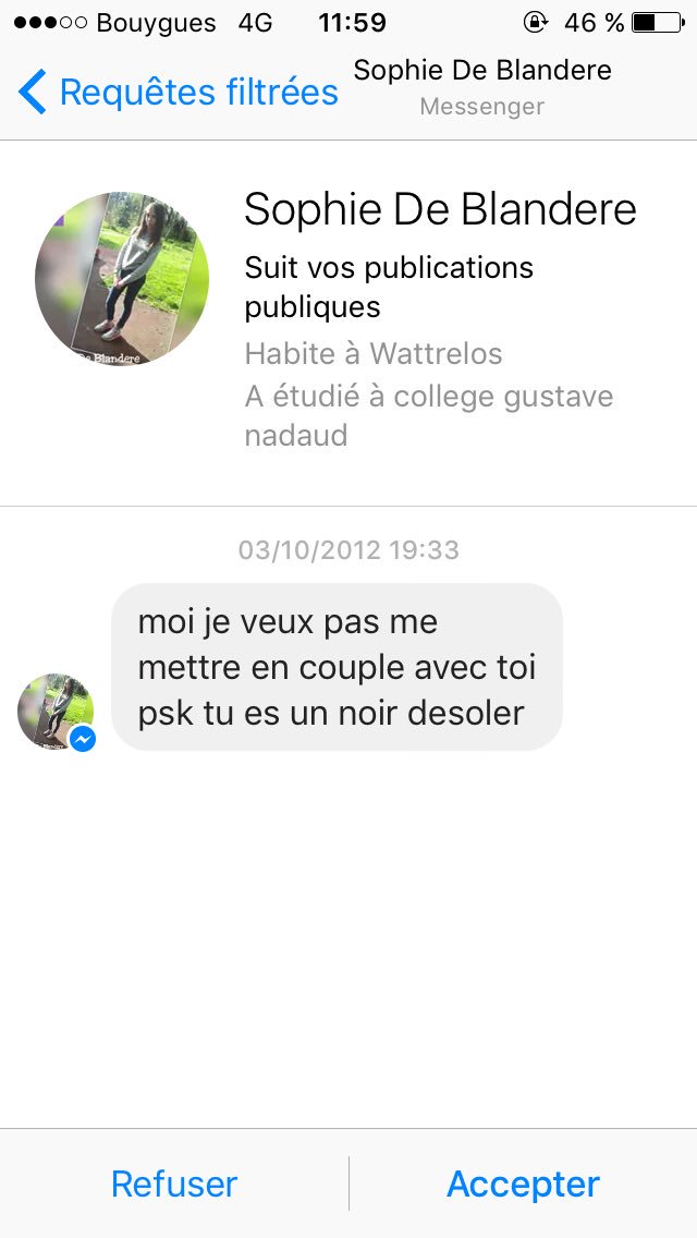 94Noche's tweet photo. Je lisais mes anciens msg fb quand tout à coup https://t.co/YRvd3zdRjK