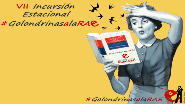 viicsUGR's tweet photo. #GolondrinasalaRAE una acción en la red para denunciar sexismo en la RAE

https://t.co/I8CKQiuaMa https://t.co/afAXLf2rev