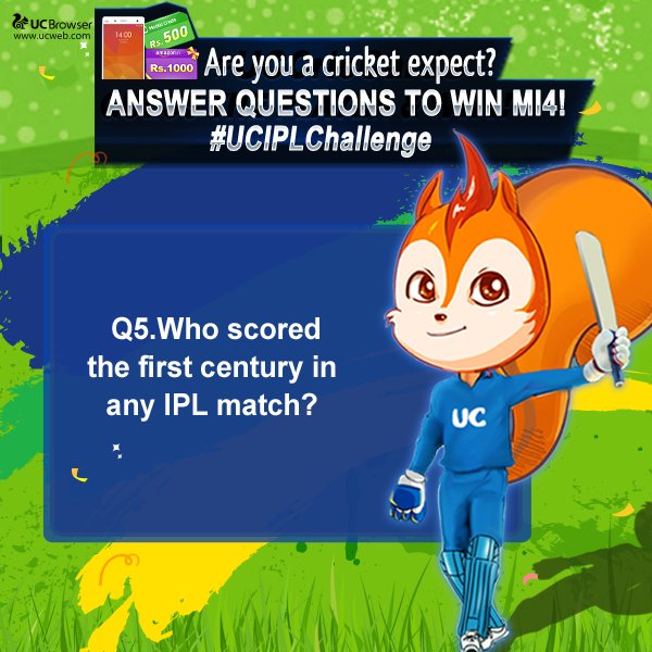 5/10 You must know the answer! RT &amp; TAG your friends. Tweet <a href="/UCBrowser/">UC Browser</a> your answer with #UCIPLChallenge to win!