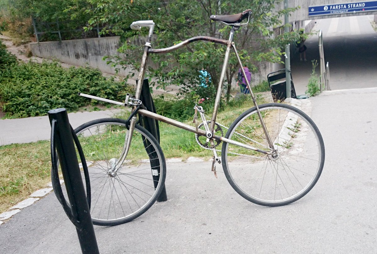 En hembygd cykel som också bilisterna blir glada av! Helt galet, helt fantastiskt! #cykelkärlek