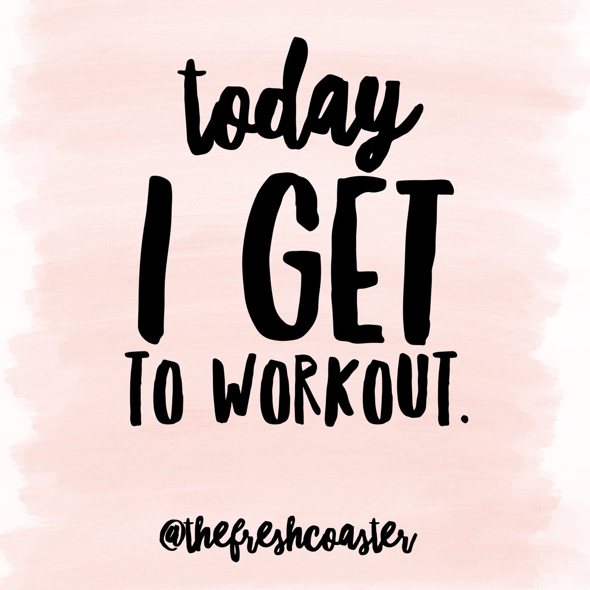 thefreshcoaster's tweet photo. Changing my mindset from I 'have' to workout to I GET to workout. #fitspiration #fitness #workout #goodmorning https://t.co/Qrf0H0xqGT