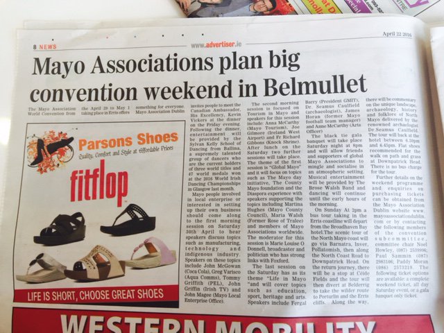 All roads lead to Mayo this weekend as jam-packed calendar of proud heritage celebrations begin #MayoDay <a href="/MayoDotIE/">Mayo.ie</a>