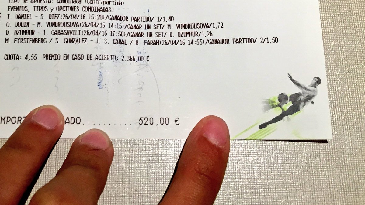 WestApuesta's tweet photo. +2.366€ 🤑 

1.000RT Y Sorteo otros 100€ ♥️😉

Acaban de ganar Cabal/Farah ✅✊🏼

A cobrar!! ✊🏼 #OtraVez @Westlay365 https://t.co/aXEwcsL9uX