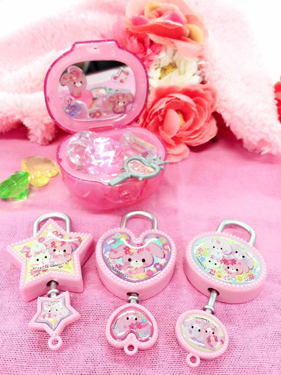 ぼんぼんりぼんハートの宝石箱＆ロックキー】装飾が細かくてキラキラで