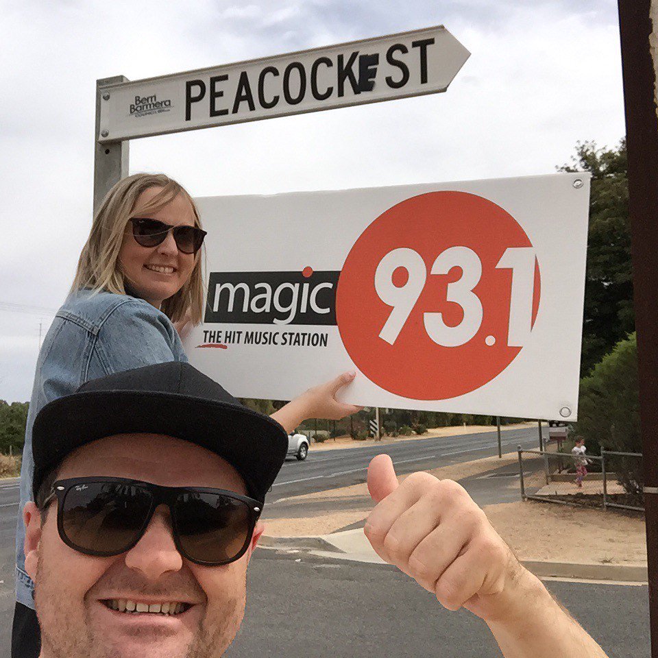 Lachiewinnall's tweet photo. Renamed a street today to welcome Stephen Peacocke to town #Brax @glocko87 @LibbyRayner #5343 #myriverland https://t.co/BYlTRjGXGl