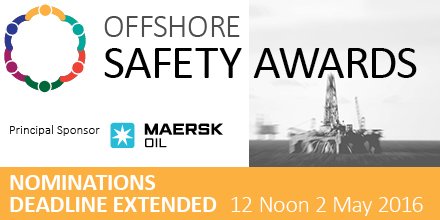 OEUK_'s tweet photo. We'll be tweeting about the Offshore Safety Awards categories - watch this space! https://t.co/KNx8ykgSwl #OSA16 https://t.co/NlORuXMN5k