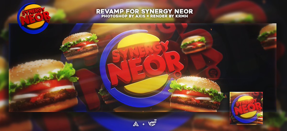 AxisArtifacts's tweet image. "Burger King" Themed Revamp for @NEORFX 
Dual with @Krmh_GFX 

HD - prntscr.com/axfcfx

Please Like and Retweet