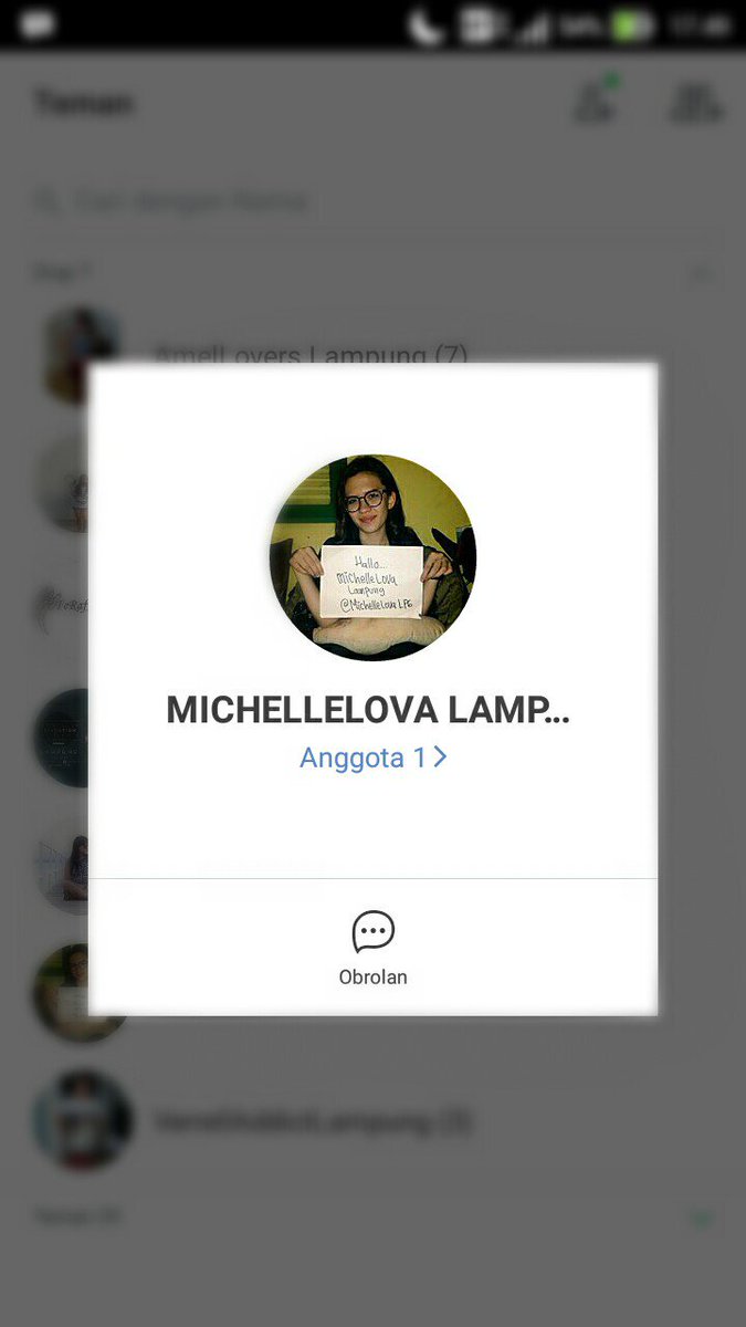Hi! Yuk for ML Lpg gabung ke grup line. Kita bkl share info gath MichelleLova Lpg yg pertama loh
Idline: sri_srm 😊