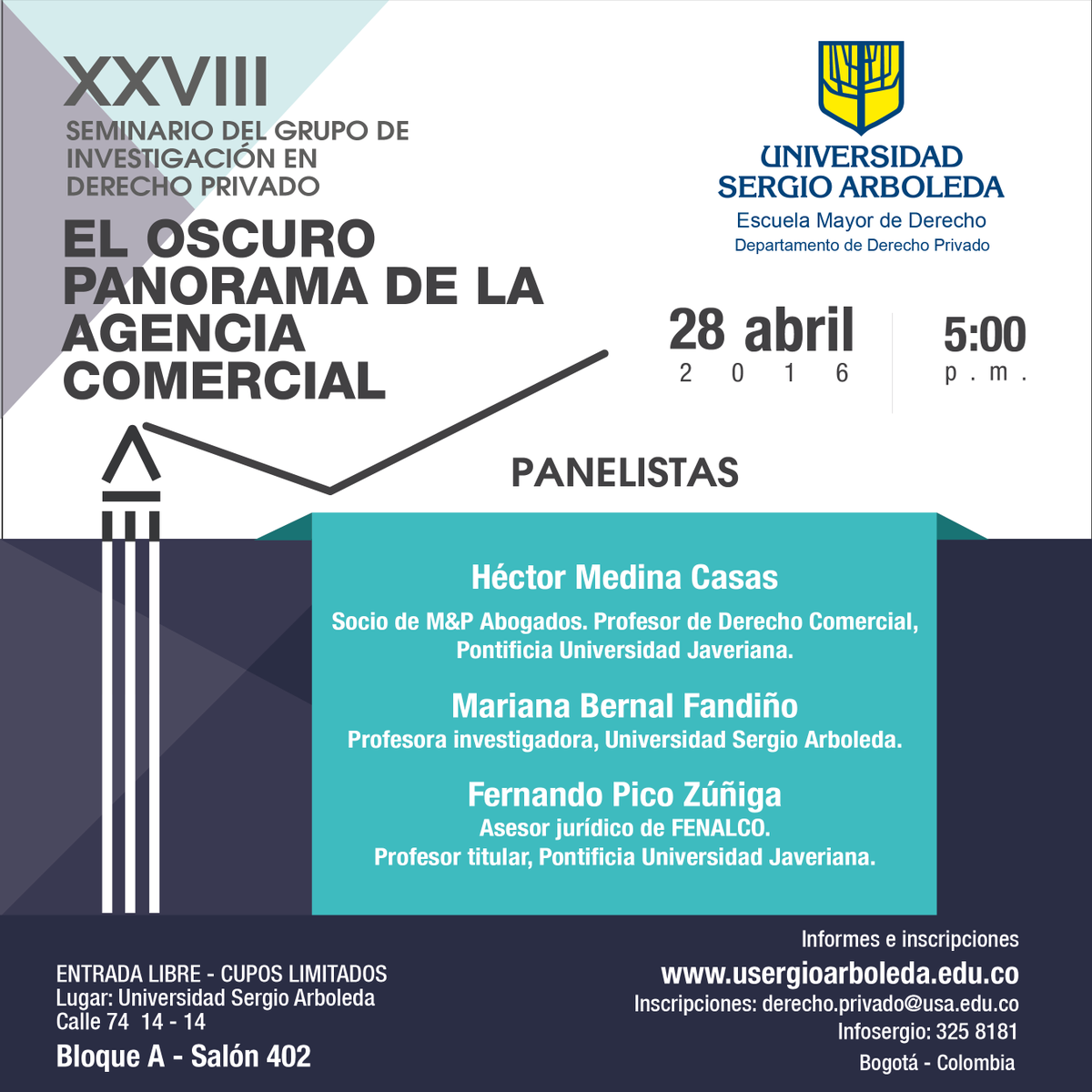 .<a href="/DerechoPrivado/">DerechoPrivadoUSA</a> los invita al seminarios «El oscuro panorama de la agencia comercial». Cupos limitados.