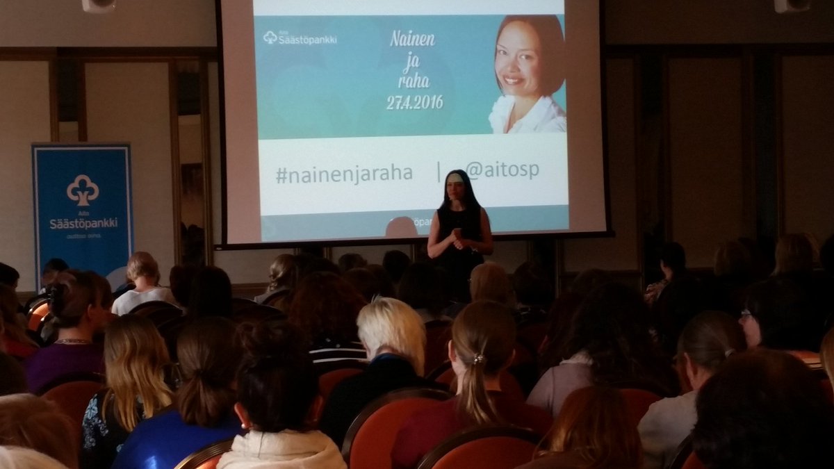 olli_salonen's tweet photo. "Laita aina 10% tuloista säästöön" vaurastumisvinkkejä jakaa @VaurasNainen #nainenjaraha https://t.co/lLY9NQHkVW