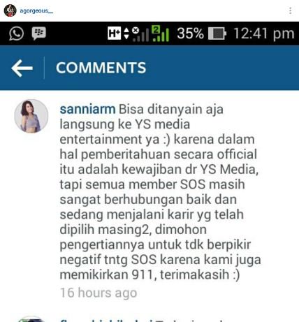 FOURTunes_'s tweet photo. [FYI] Answer kak SUN di IG mengenai SOS! https://t.co/EjzjF5hUij