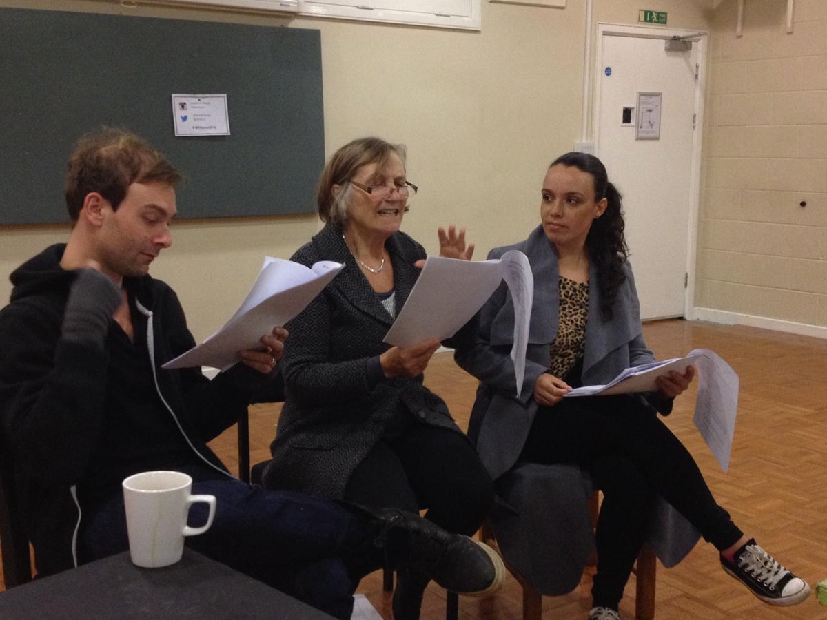 SayanKent's tweet image. @Bold_Text rehearsal #EUROTRASHED @BirminghamRep