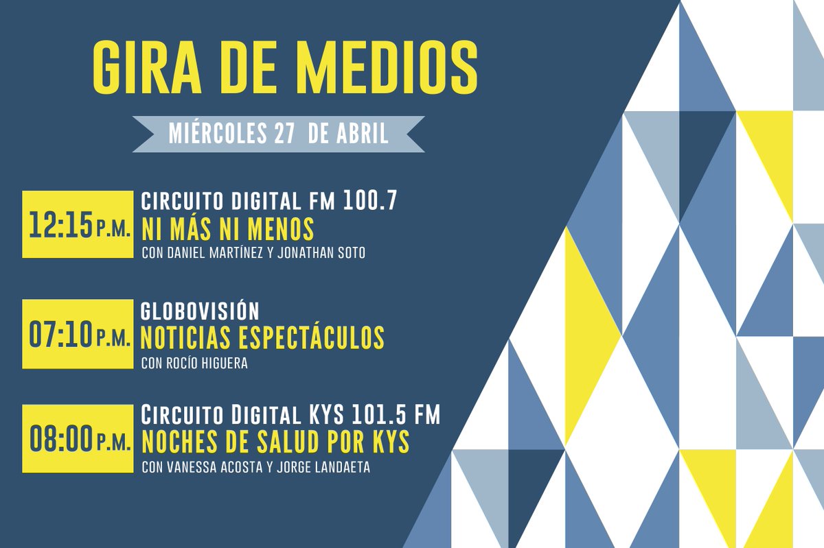 ¡Pendientes de nuestra agenda del día! Invitados a sintonizar para saber más de lo que trae el DVD #Los10deC4