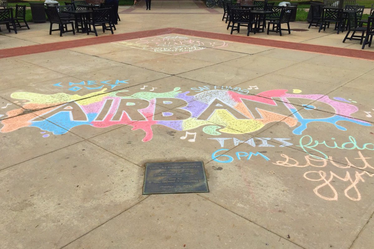 Come out Friday @ 6pm to the south gym to see #greekweek2016 end with Airband - SAF funded - free for all students!