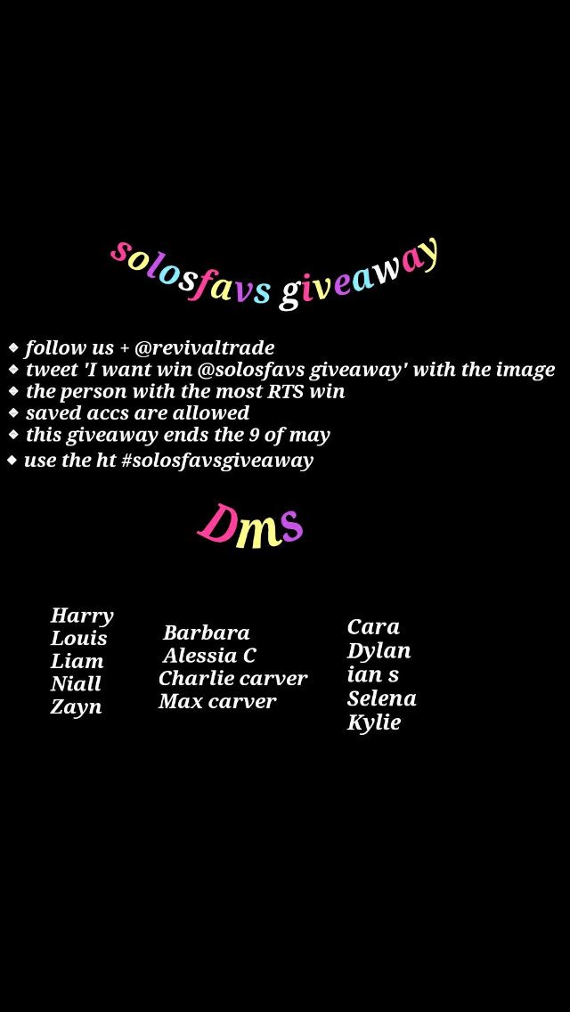 solo_giveaway15's tweet photo. We want to win @solosfavs giveaway!!
#solosfavsgiveaway
⭐️saved acc allowed ⭐️ https://t.co/gzI0Y7SjCJ