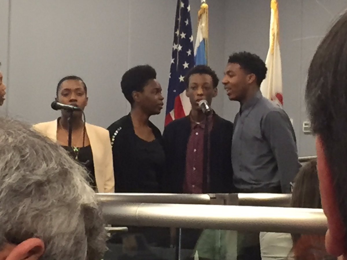 TeachPlusIL's tweet photo. Teach Plus Alum Casey Fuess' students perform their original song When We Gonna Change? at CPS Board meeting! https://t.co/OaoSZITS9V