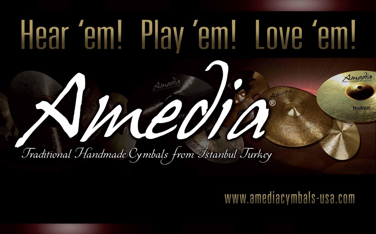 Sharing the Love! It's what we do at Amedia Cymbals USA