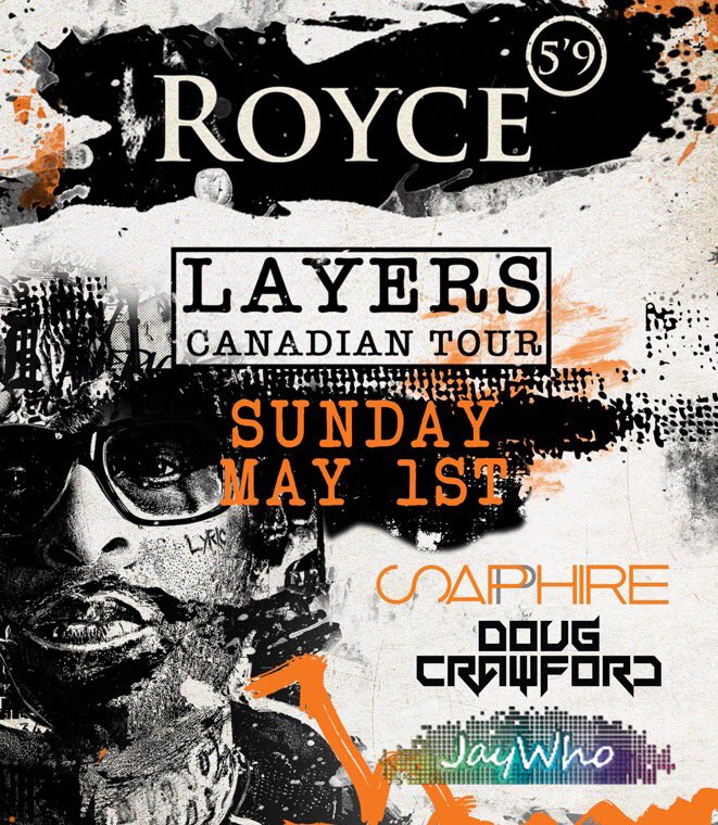 JayWhoP's tweet photo. @Royceda59 in Kelowna this Sunday @SapphireKelowna .. Get tickets https://t.co/3QPzLIfKhT https://t.co/Uzx2DymvHe