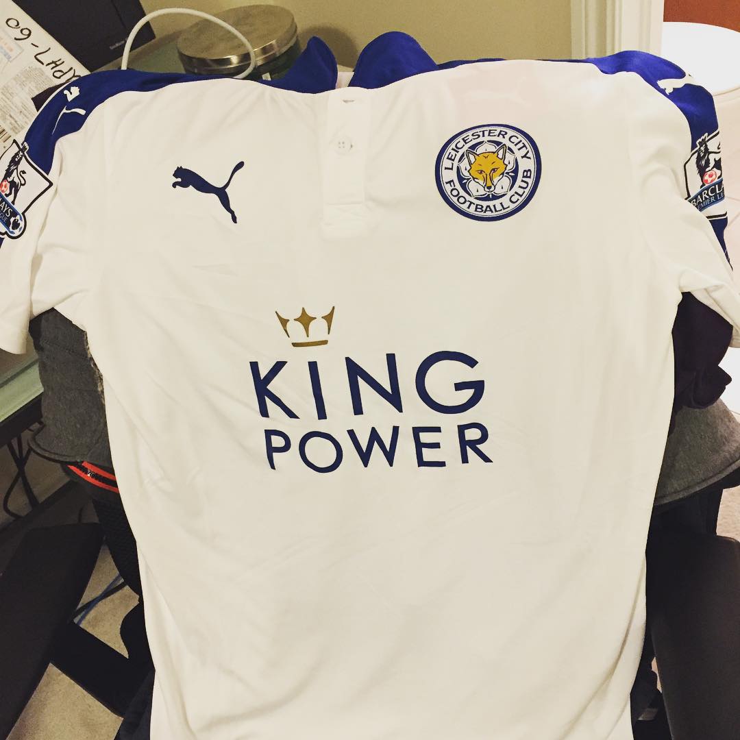 jasoncha_db2's tweet photo. What I will be wearing this Sunday! #lcfc https://t.co/RMeoH2m7GI