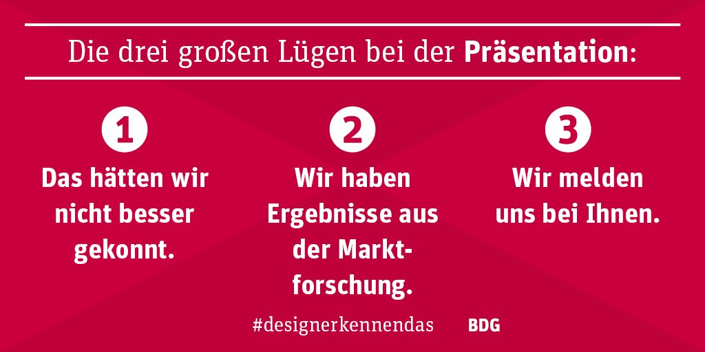 bdg_designer's tweet photo. #designerkennendas. Lasst euch den #tagdesdesigns aber von solchen Lügen nicht vermiesen :) #haltung https://t.co/uije7thWKD