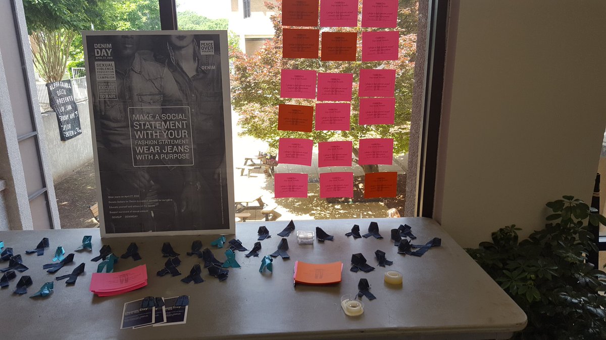 Come take the pledge against sexual assault and harassment! We are right outside of the GEC in the Taylor Center!