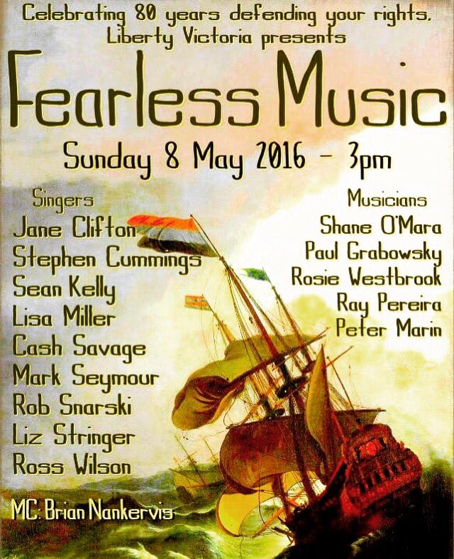rosswilsonmusic's tweet photo. !!! W/me!!! Liberty Victoria concert @MemoSTK 3pm Sun 8th May, political, satirical & freedom songs #fearlessmusic https://t.co/f0ncGgiFAp