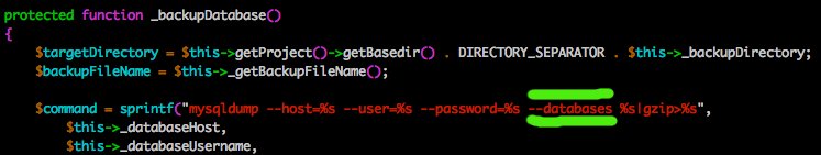 SchumacherFM's tweet image. #mysqldump If you use —databases on production and what to restore only some tables … u go straight to hell 😡