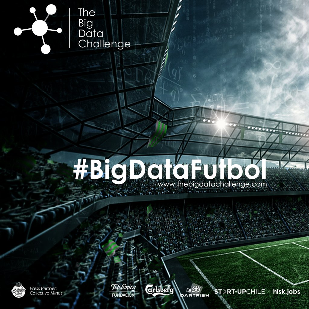 BigDatachllng's tweet photo. Bienvenidos #BigDataFutbol https://t.co/Ybw3Y1Wr0P Gracias: @FTelefonica_CL, @carlsberg @dartfish @startupchile https://t.co/txrZJGhmzD