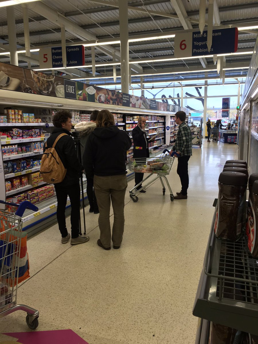 JoyatJLC's tweet photo. Quick @LeggottSLT buy the dairy while Dave isn't around! #GoodFoodJLC @catlin_roberts https://t.co/XMSyNFVOXf