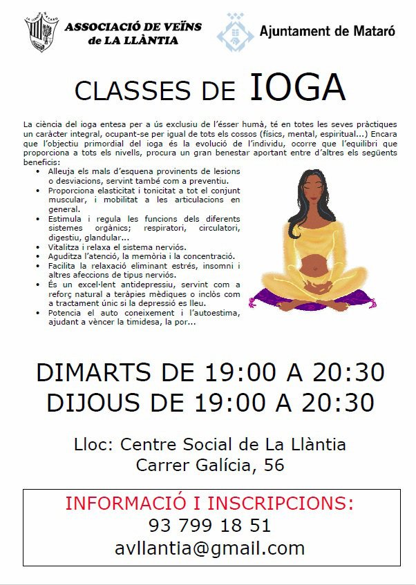 AvLaLlantia's tweet image. Et ve de gust millorar la teva qualitat de vida? Vine i demana mes informació! #Mataro #llantia