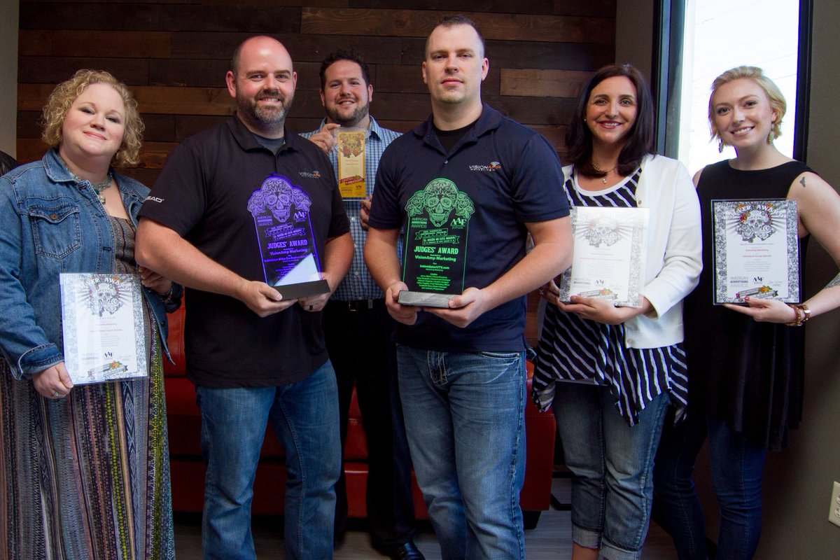 visionamp's tweet image. VISIONAMP MARKETING WINS SIX AAF REGIONAL AWARDS! hubs.ly/H02Q0pQ0