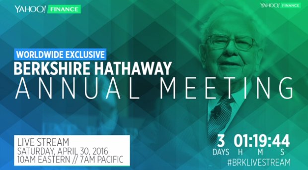 YahooFinance's tweet photo. 3 DAYS until we're LIVE with @WarrenBuffett at #BRKLiveStream! Set your reminder to watch: https://t.co/xHAWKx5H3d https://t.co/Ci0dFwU0s5